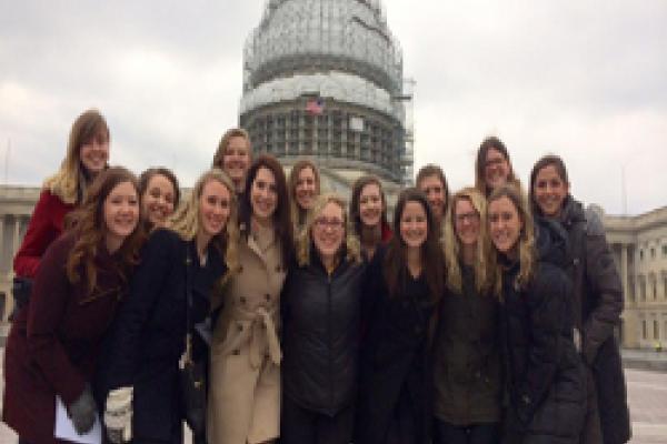 Ohio State AuD students on Capital Hill