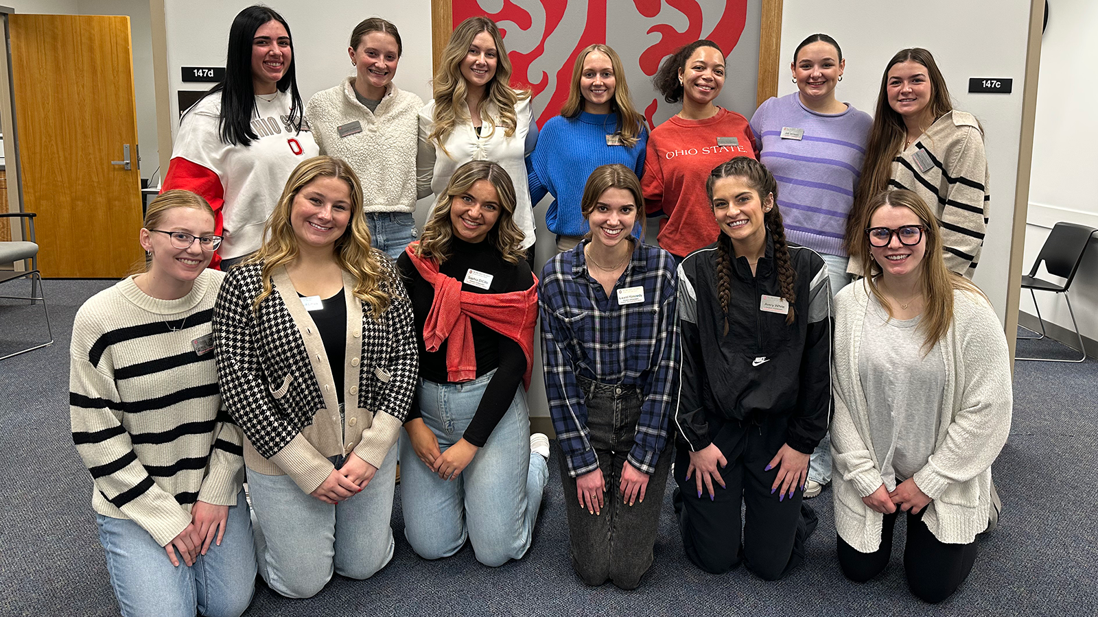 Group photo of student ambassadors