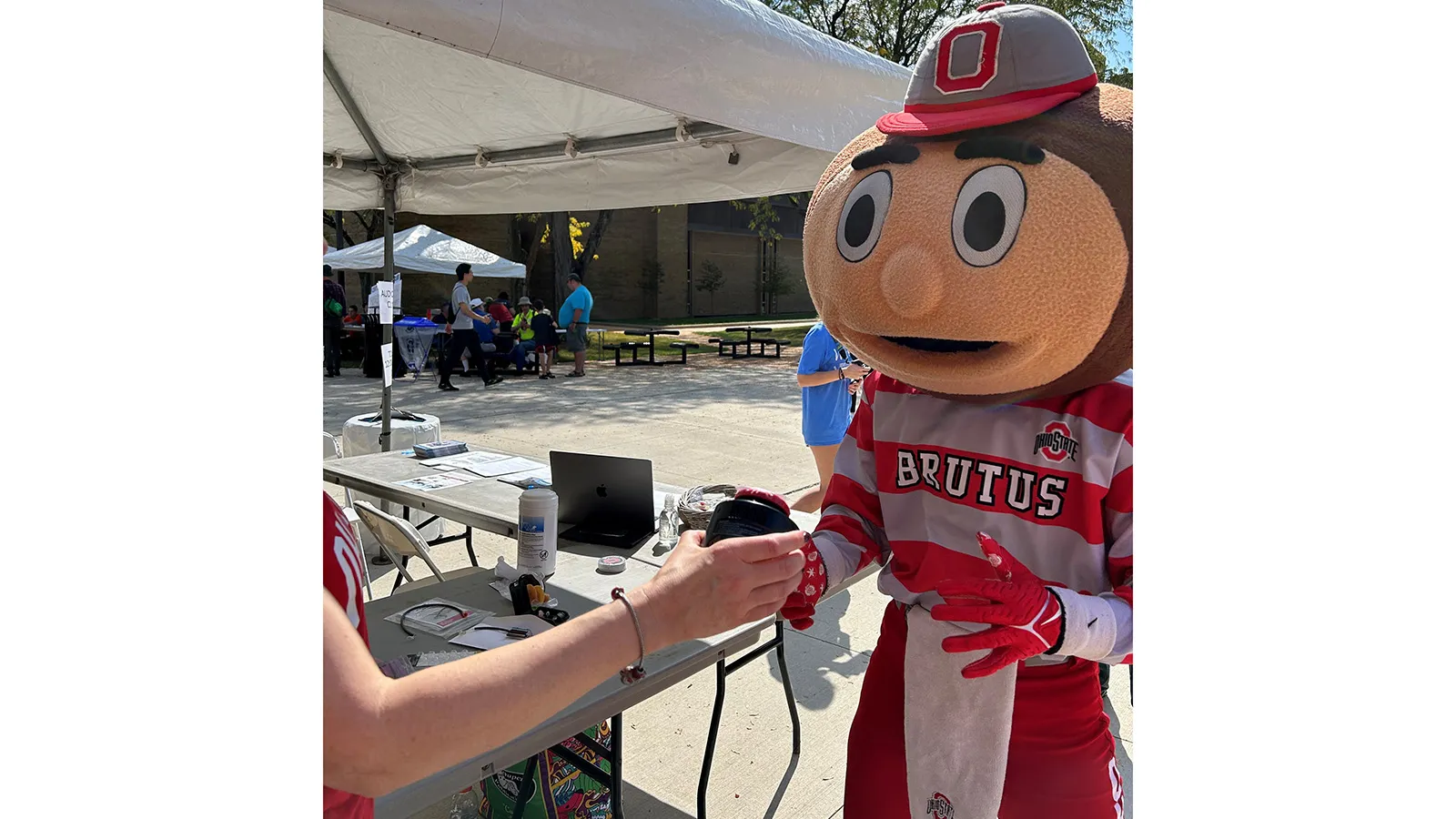 Faculty demo technology with Brutus