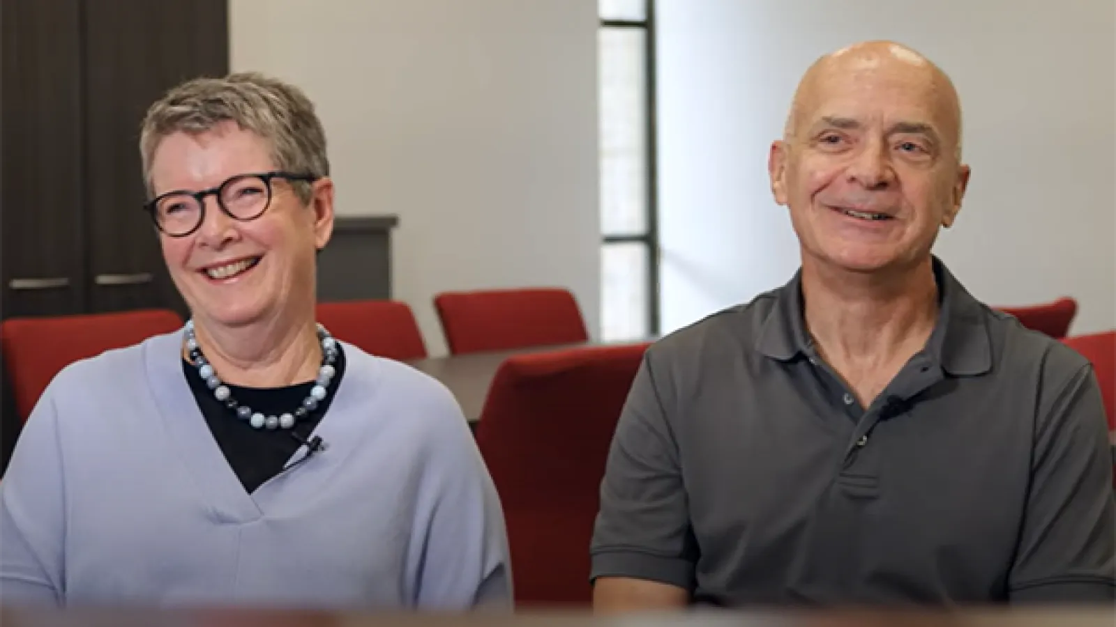 Video clip with Jane and Don Leach