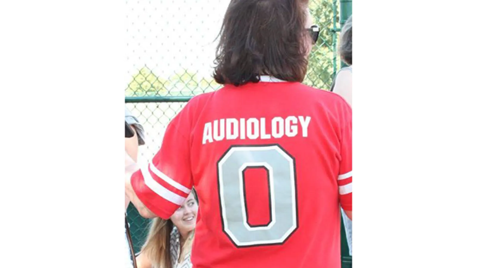 OSU jersey with AUDIOLOGY and Block O
