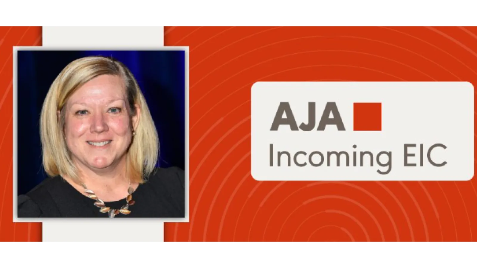 Dr. Roup headshot with AJA EIC graphic