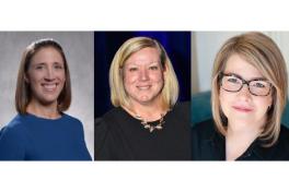 Jennifer Lundine, Christina Roup, and Jennifer Brello headshots