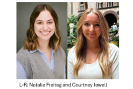 Natalie Freitag and Courtney Jewell