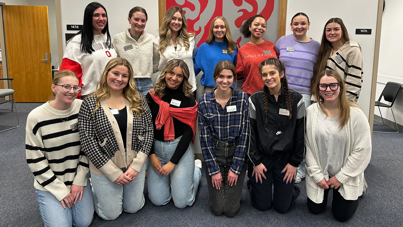 Group photo of student ambassadors