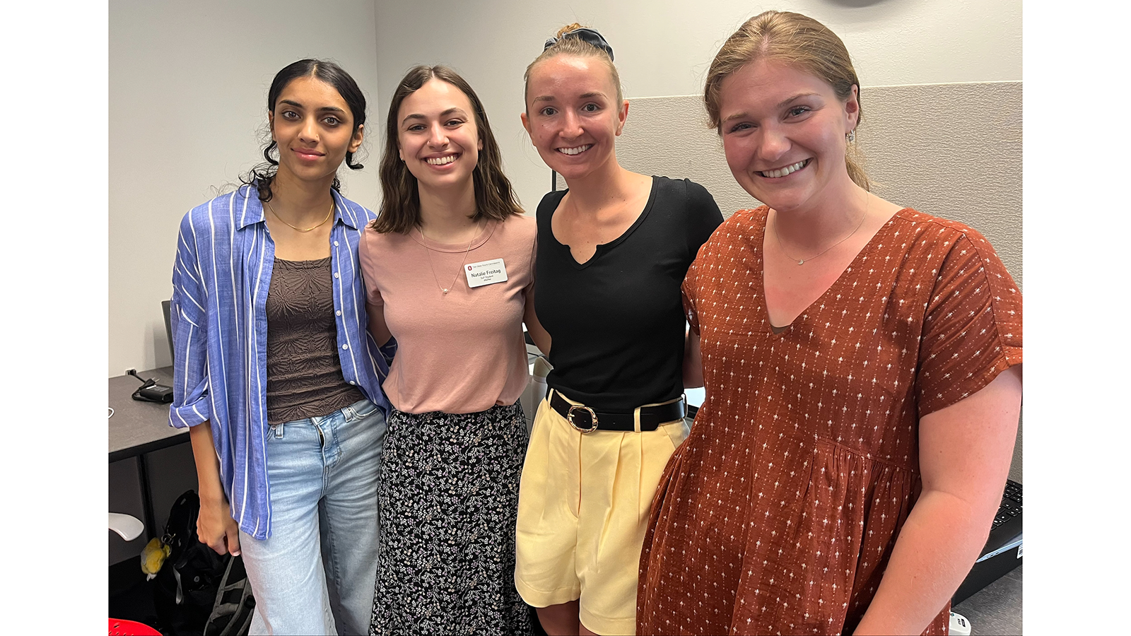 Vania Gandhi, Natalie Freitag, Courtney Jewell, and Grace Terry 