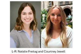 Natalie Freitag and Courtney Jewell